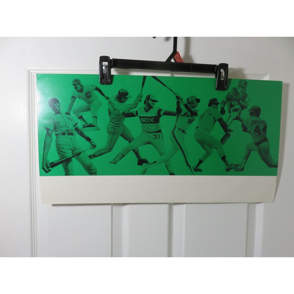 Vintage 1984 NBC Television Stations Baseball Promo Folder Unfolded MLB 80s